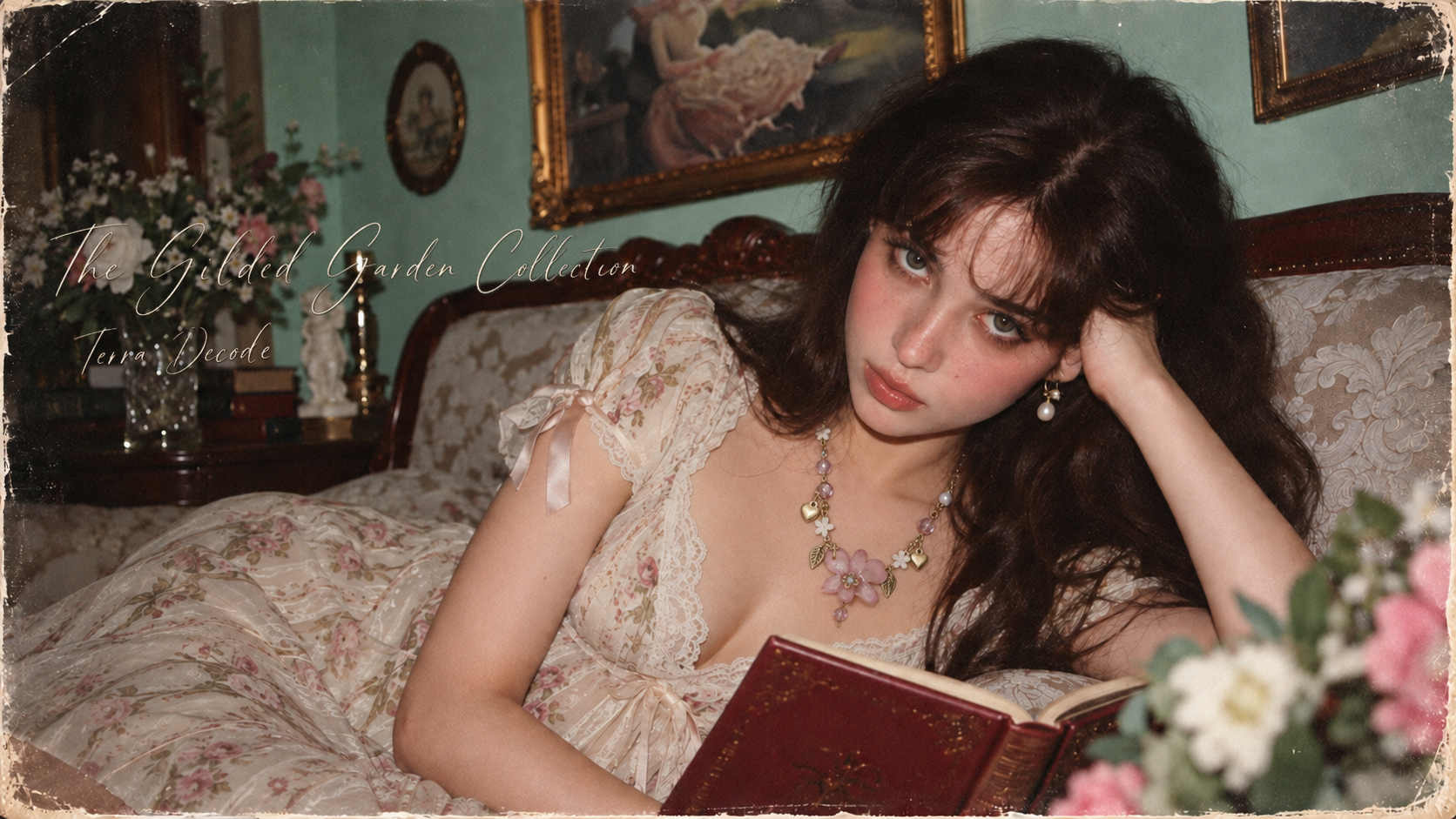 The Gilded Garden Collection — Terra Decode botanical jewellery campaign